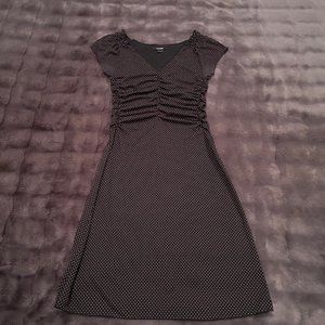 EXPRESS Black & Pink Polka Dot (Size: 2)